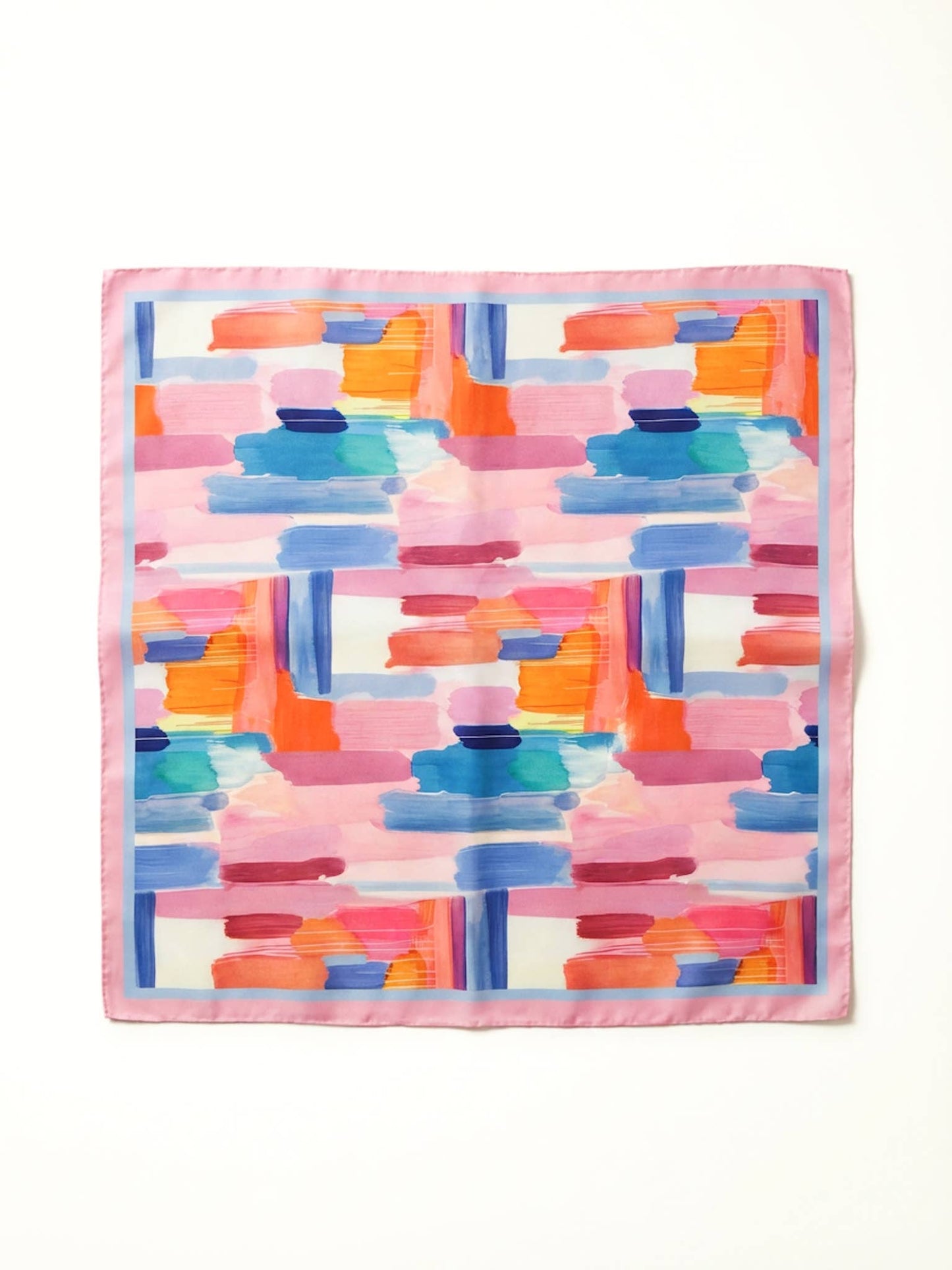 Monet – Spring/Summer Silk-Feel Abstract Square Scarf