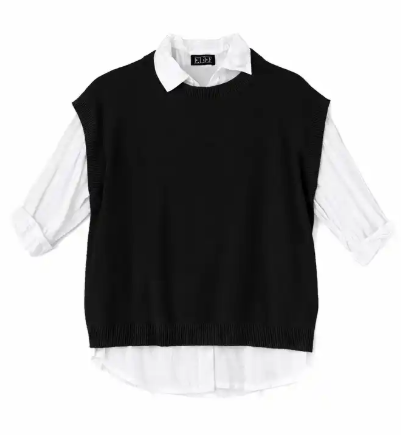 Susan Two-In-One Look Top