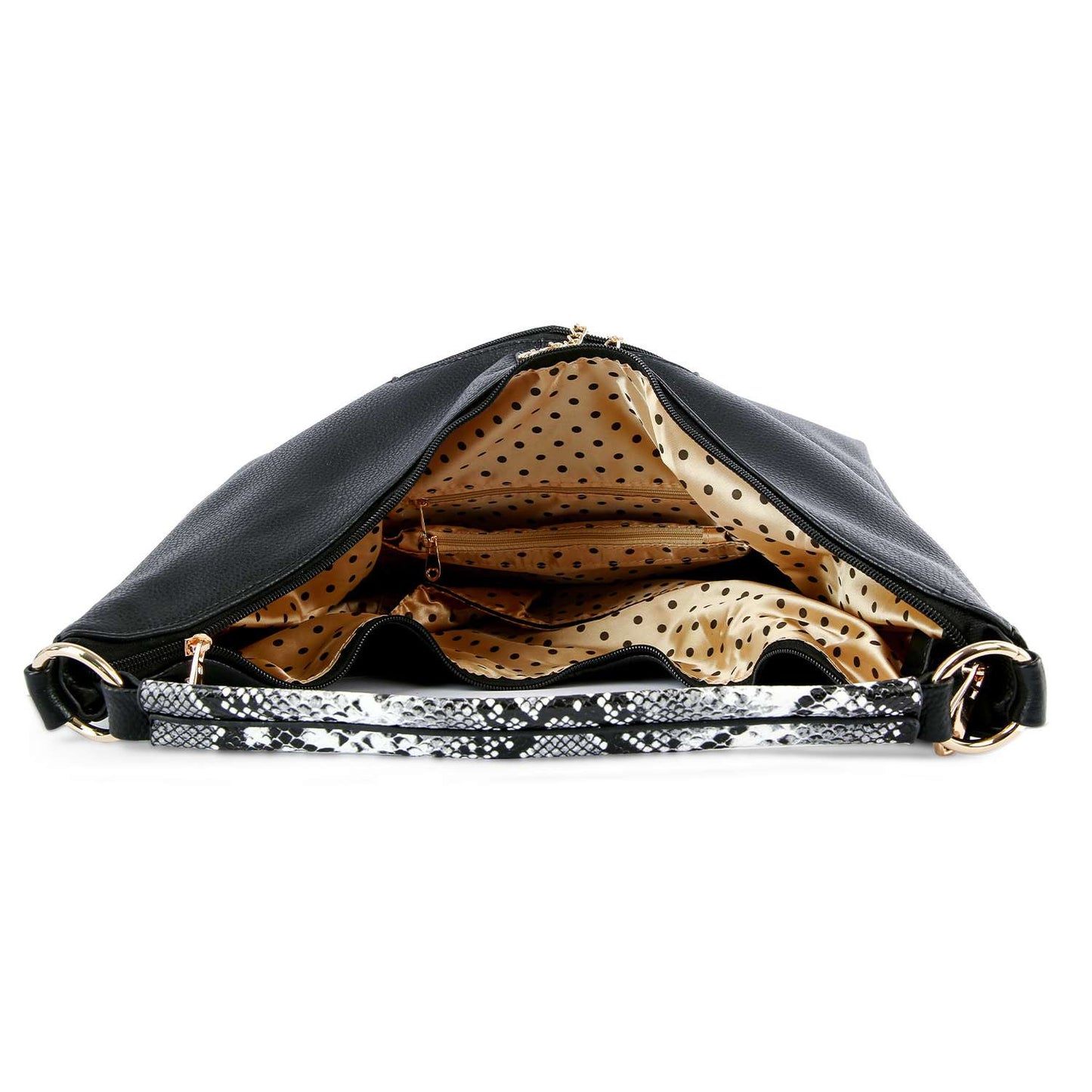 Handbag Express - Tassel Accented Hobo Handbag