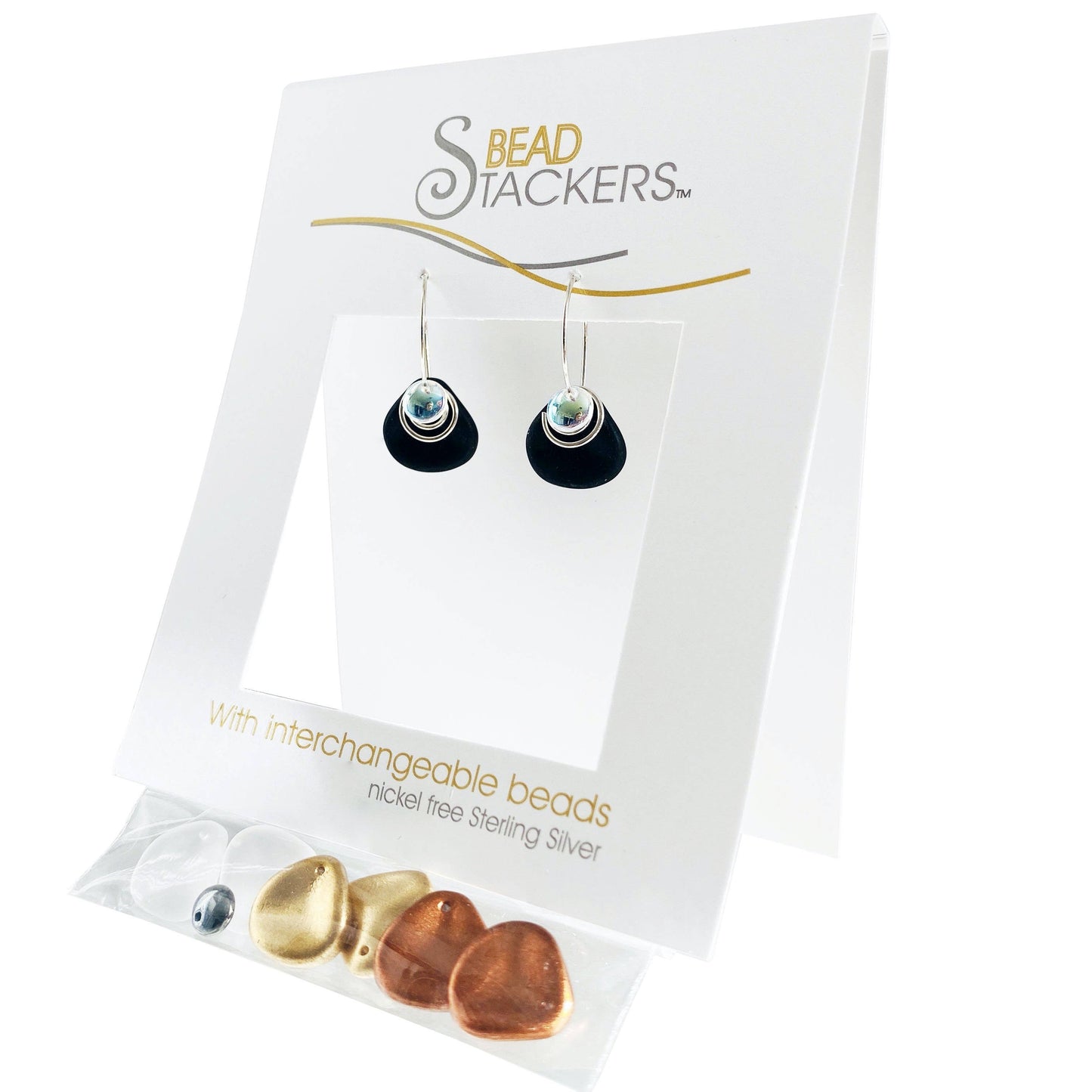 PT34 - Earrings come with 4 interchangeable colours.