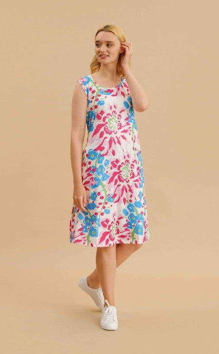 Pink Floral Tank Dress SALE