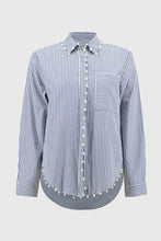 Load image into Gallery viewer, Striped Stretch Cotton Shirt 251942