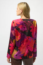Load image into Gallery viewer, Recycled Satin Floral Print Straight Top 253075