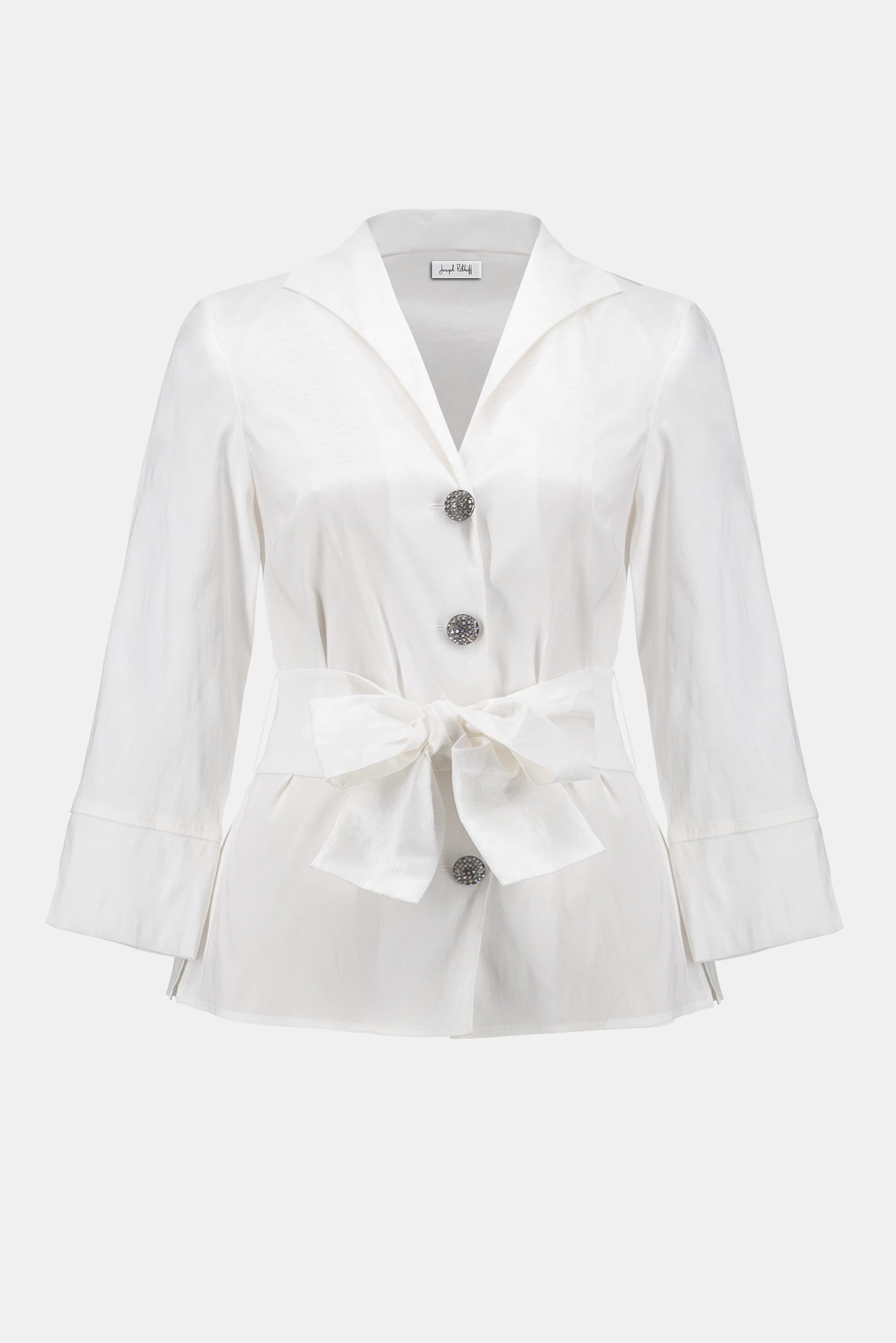 Signature | Stretch Taffeta Fitted Blouse 253797