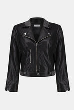Load image into Gallery viewer, Foiled Faux Suede Fitted Jacket