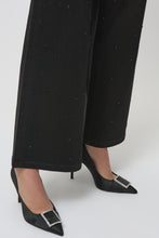 Load image into Gallery viewer, Classic Wide Leg Jeans with Rhinestones 254962
