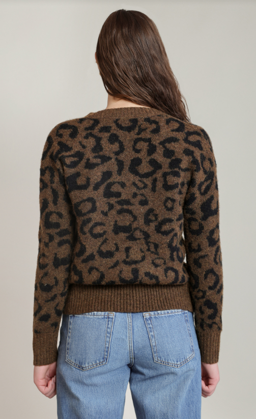 Leopard V-Neck Sweater 2827036