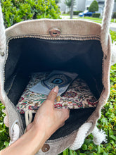 Load image into Gallery viewer, Evil Eye Tote Bag