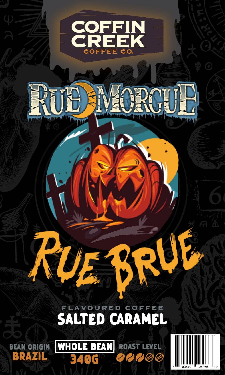Coffin Creek Coffee - Rue Brue - Salted Caramel Flavor