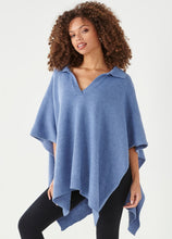 Load image into Gallery viewer, Shirt Collar Poncho SALE