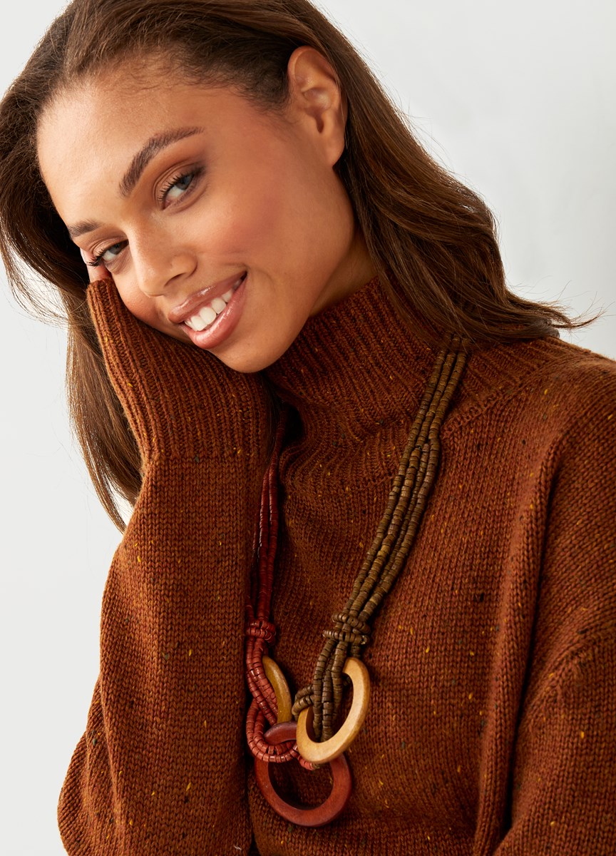 Erikah Wooden Necklace