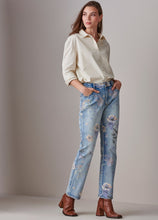 Load image into Gallery viewer, Garden Floral Straight Leg Denim