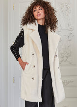 Load image into Gallery viewer, Darce Sherpa Mid Length Vest SALE