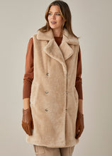 Load image into Gallery viewer, Darce Sherpa Mid Length Vest SALE