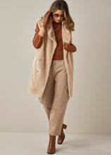 Load image into Gallery viewer, Darce Sherpa Mid Length Vest SALE