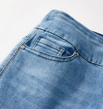 Load image into Gallery viewer, Rhinestone Embellished Denim Pants 423817