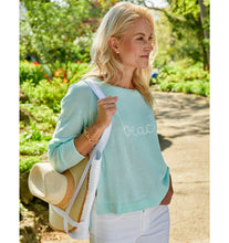 Load image into Gallery viewer, Cotton Blend Crew Neck Top