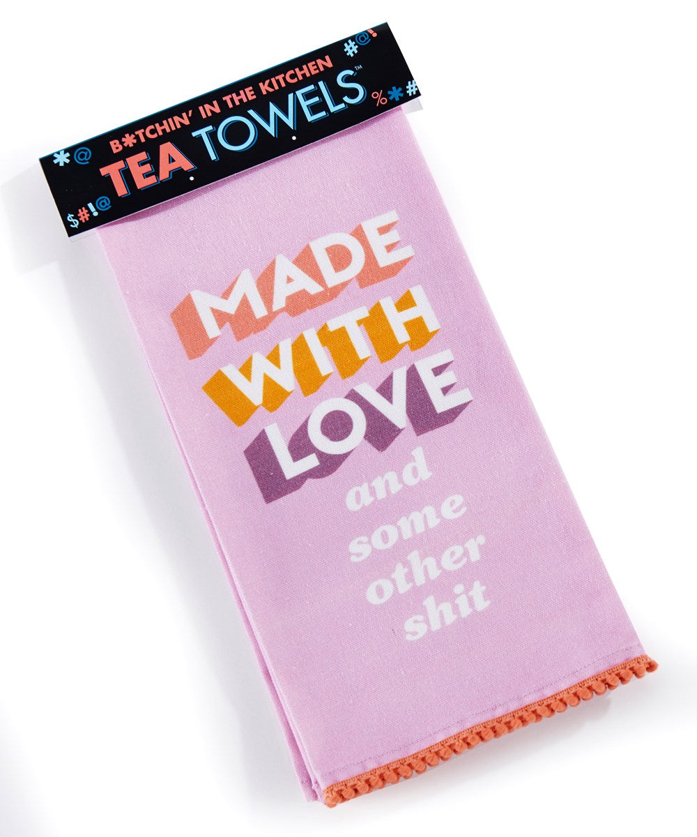 Dirty Words Tea Towel