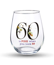 Load image into Gallery viewer, Stemless Wine Glass - big birthday