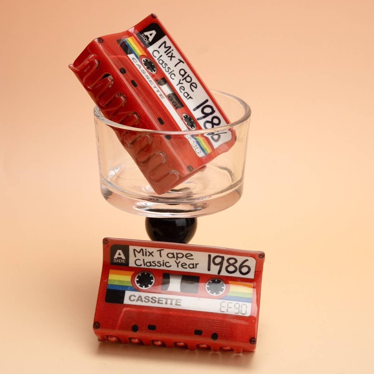 Cassette Tape Hair Claw Clip