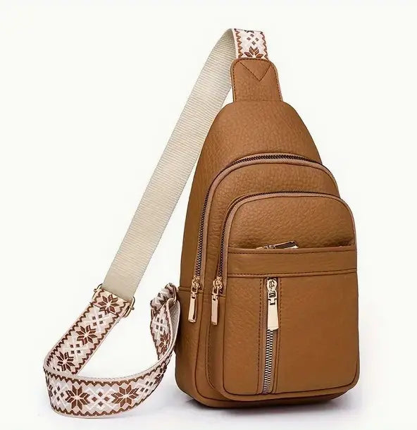 Leatherette Sling Bag