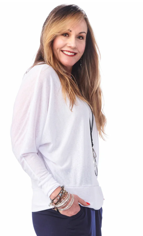 Gauze Dolman Top 4506