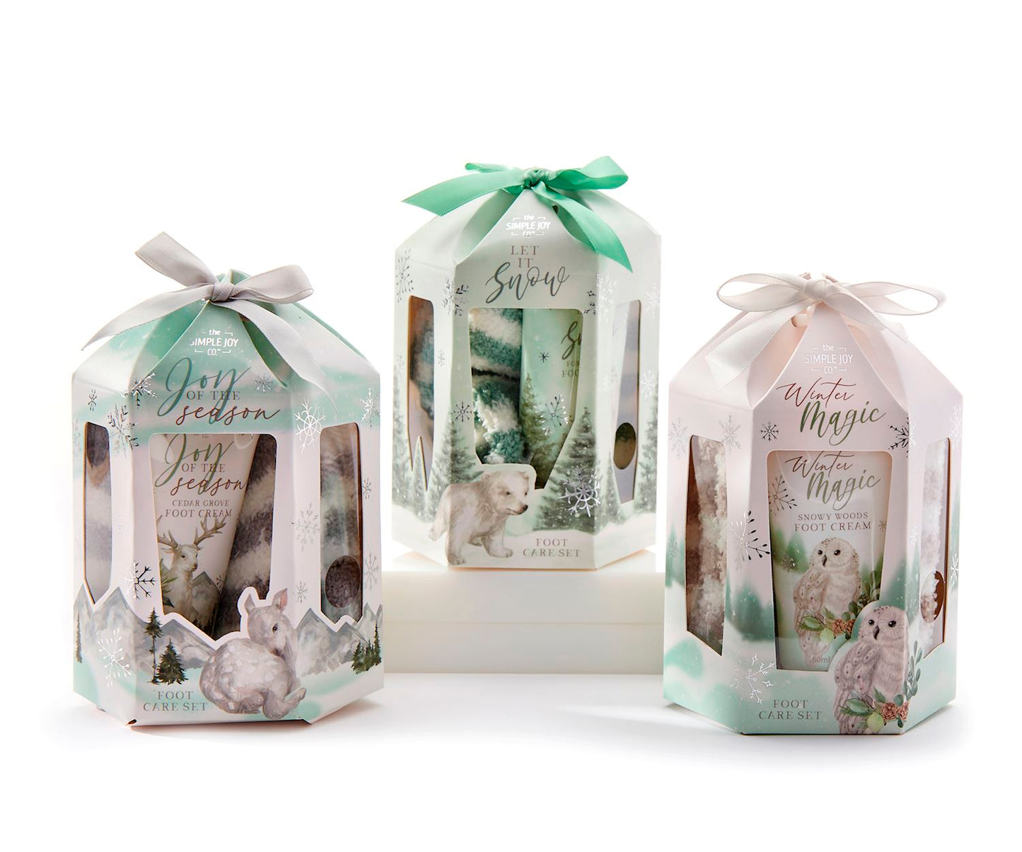 Scented Foot Cream & Sock Gift Set