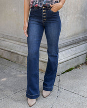 Load image into Gallery viewer, button fly flare denim SALE