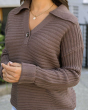 Load image into Gallery viewer, cinder collared sweater