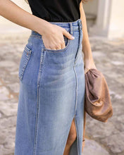 Load image into Gallery viewer, Denim Midi Skirt