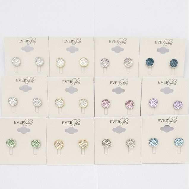 Button Earrings