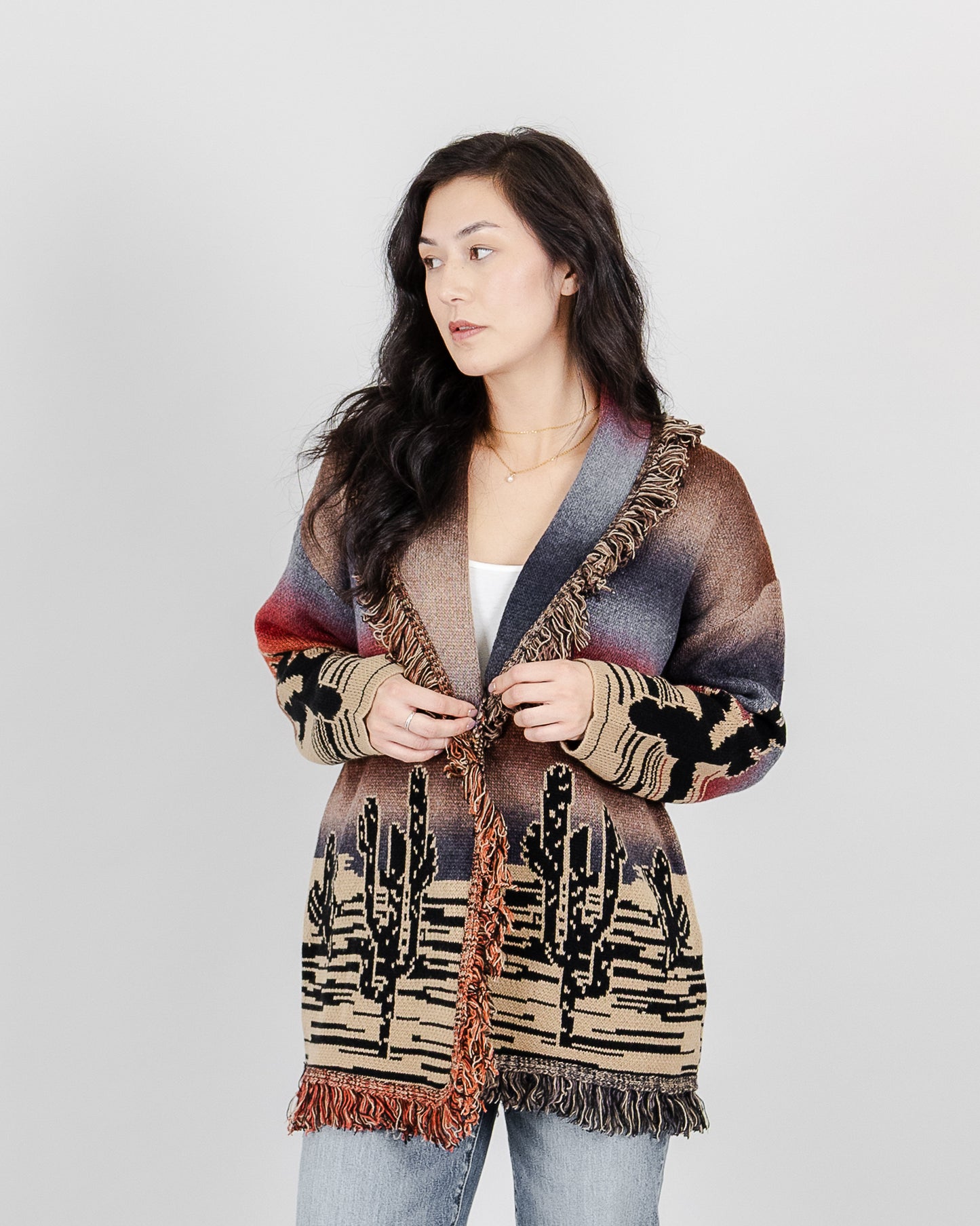 Canyon Cactus Knit Cardigan