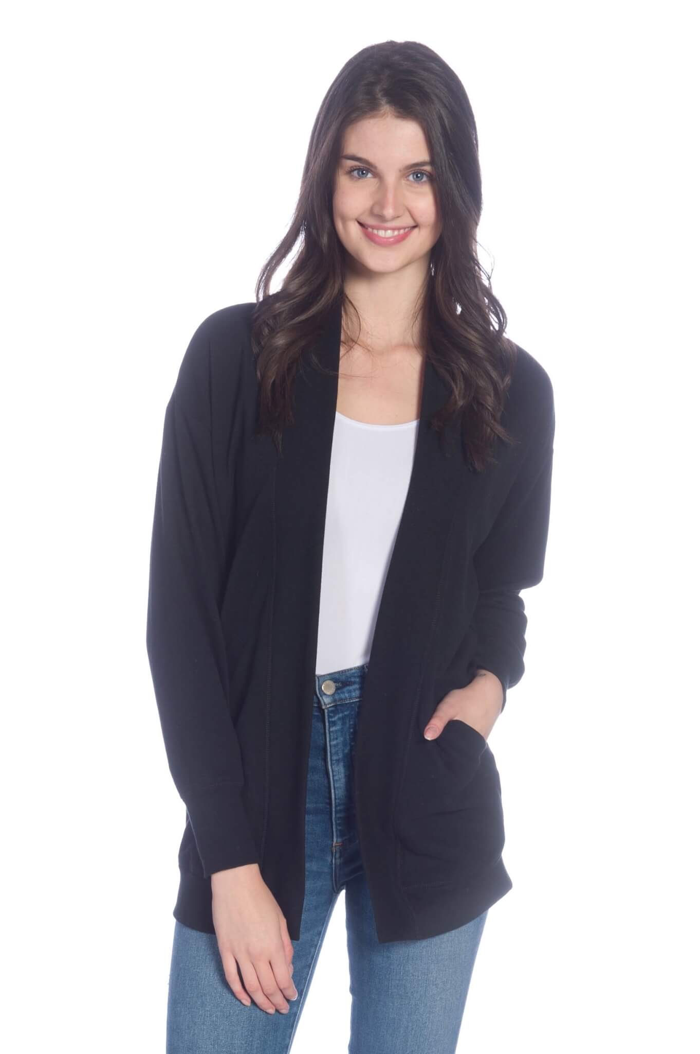 Long Sleeve Open Cardigan