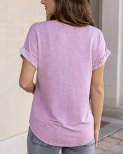 Load image into Gallery viewer, Henley Mineral Washed Tee SALE