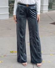 Load image into Gallery viewer, holiday velvet straight leg pants SALE