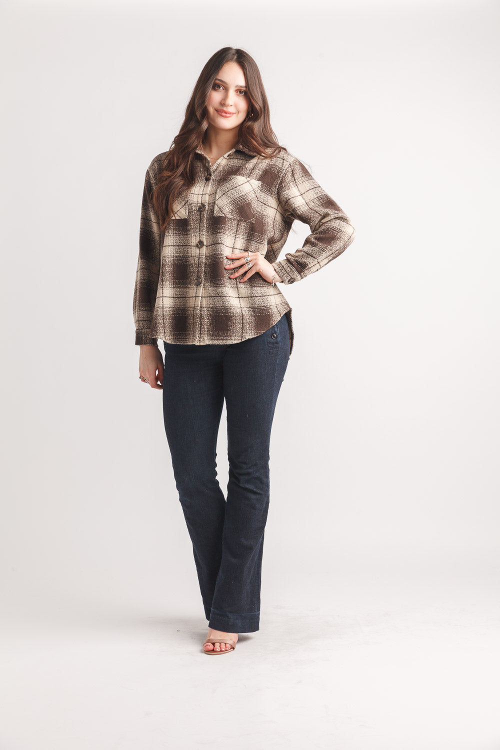 Plaid Light Weight Shacket