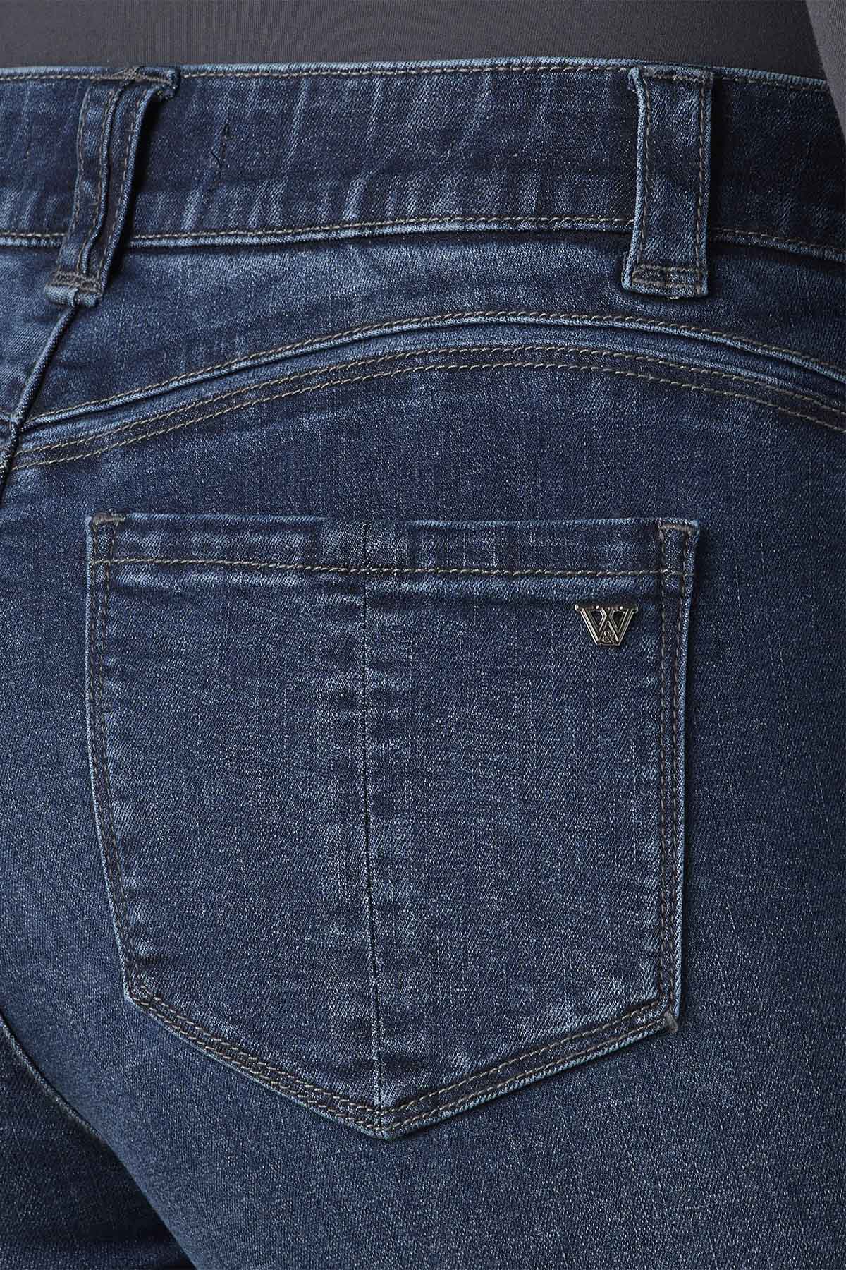 Sawyer Mid-Rise Straight Leg Jeans