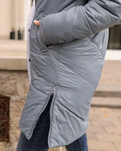 Load image into Gallery viewer, longline hooded puffer jacket SALE