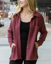 Load image into Gallery viewer, luxe ribbed shacket SALE