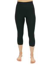 Load image into Gallery viewer, Cropped Midweight Daily Pocket Leggings-Black