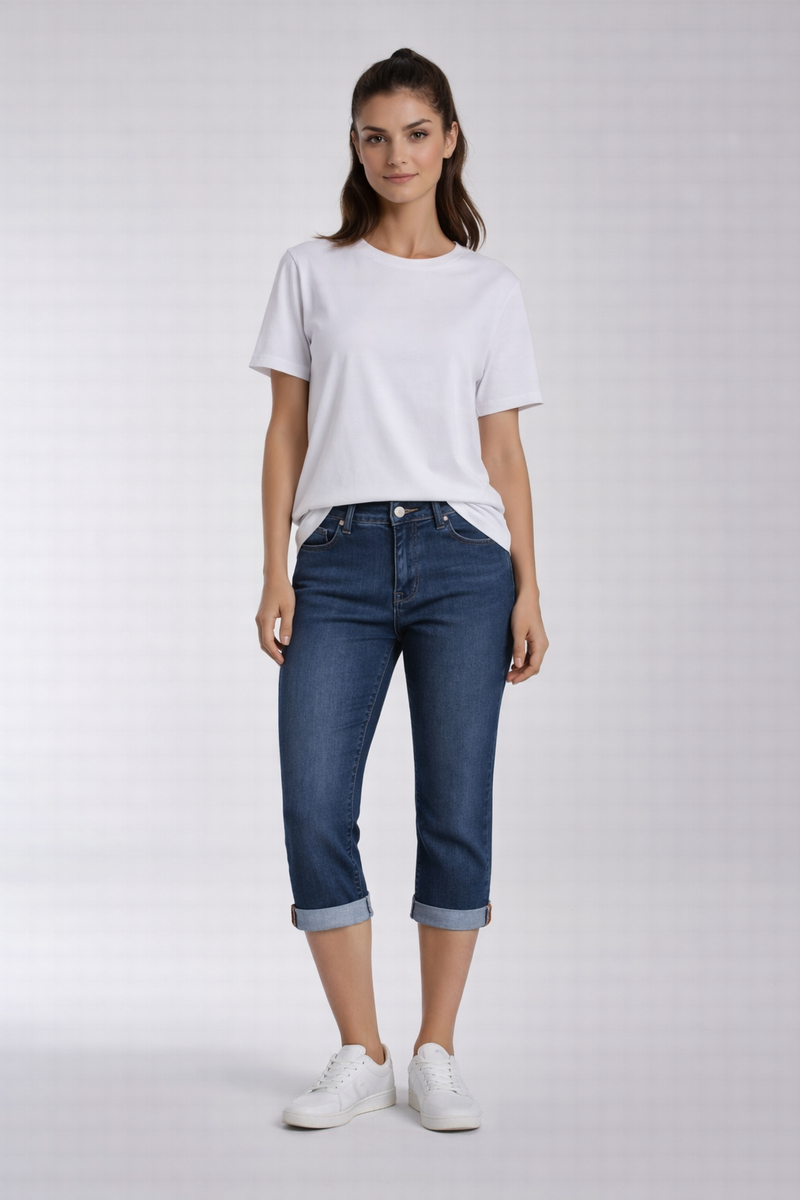 PC001 Denim Capri