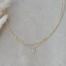 Load image into Gallery viewer, Paper Clip Heart Necklace