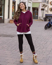 Load image into Gallery viewer, cloud ribbed hoodie SALE