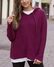 Load image into Gallery viewer, cloud ribbed hoodie SALE