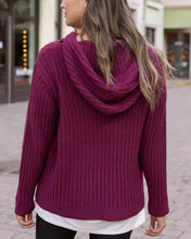 Load image into Gallery viewer, cloud ribbed hoodie SALE