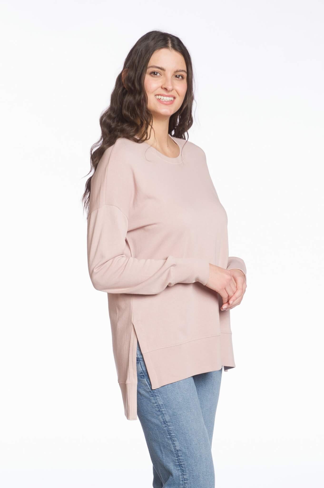 Long Sleeve Crew Neck Top