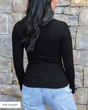 Load image into Gallery viewer, Hip Length Scoop Neck Long Sleeve Brami