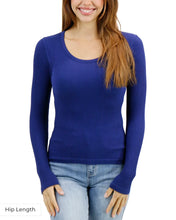 Load image into Gallery viewer, Hip Length Scoop Neck Long Sleeve Brami