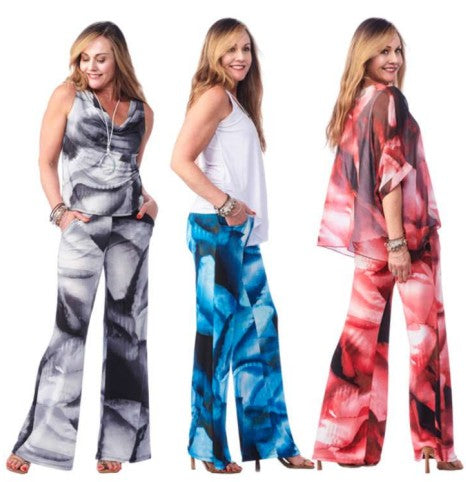 Flared Pocketed Trouser 4628