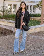 Load image into Gallery viewer, tencel lyocell utility shirt jacket